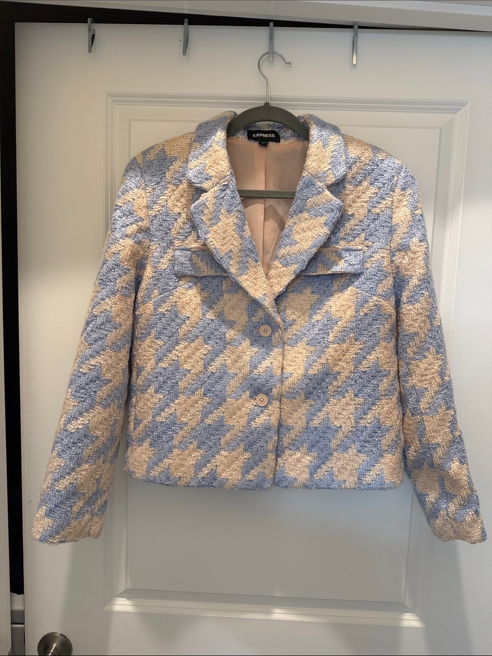 Express tweed jacket.